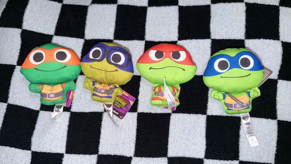 Legend Toys Teenage Mutant Ninja Turtles Mutant Mayhem 5" Plush Set of 4